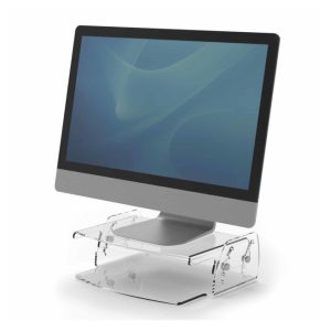 Fellowes 9731101 bandeja de escritorio organizador en acrílico transparente, ideal para organizar escritorios