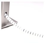 Fellowes CableZip tubo flexible para protección de cables en color blanco, 1 pieza, SKU 9929901