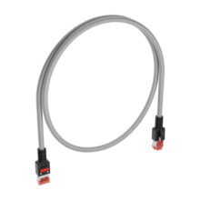Fibrain cable de red gris de 5 metros, categoría 6 U/UTP con SKU XQP0500.GY020, ideal para instalaciones de red.
