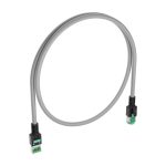 Cable de red Fibrain de 0,5 metros, categoría 6a S/FTP, color gris, SKU XRP0050.GY420