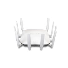 Fortinet FortiAP-U433F, punto de acceso inalámbrico universal indoor con radio triple (2x 802.11 a/b/g/n/ac/ax y 1x 802.11 a/b/g/n/ac Wave 2), antenas externas, 1x puerto RJ45 Base-T de 100/1000/2500, SKU FAP-U433F-E
