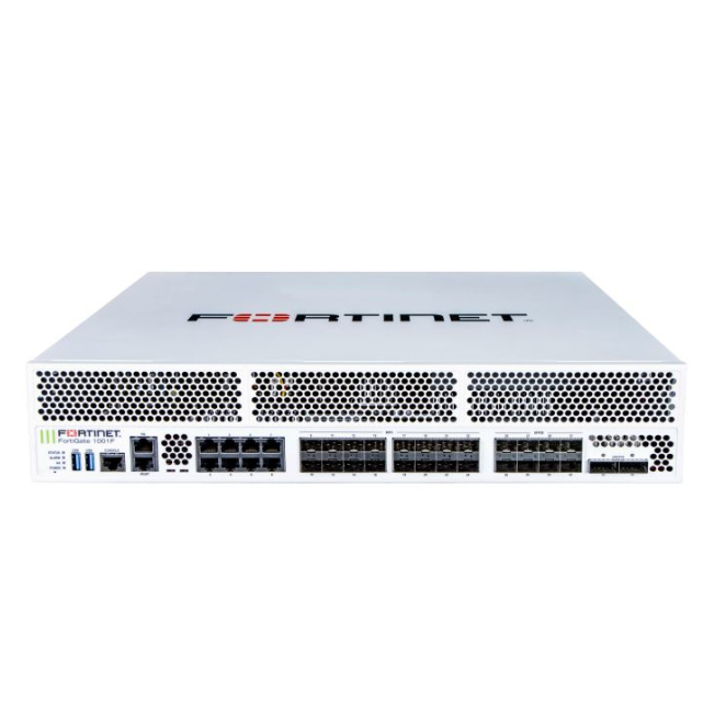Fortinet FortiGate-1001F Firewall con FortiCare Premium y FortiGuard Enterprise Protection Imagen del firewall Fortinet FortiGate-1001F con servicios FortiCare Premium y FortiGuard Enterprise Protection por 60 meses. SKU FG-1001F-BDL-809-60.