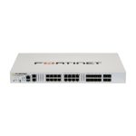 Imagen del firewall FortiGate-200G de Fortinet con 10 puertos GE RJ45, 4 ranuras GE SFP, 8 puertos 5GE RJ45 y 8 ranuras 10GE SFP+, SKU FG-200G