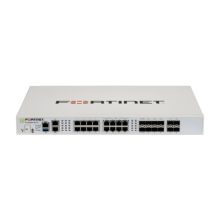 Imagen del firewall FortiGate-200G de Fortinet con 10 puertos GE RJ45, 4 ranuras GE SFP, 8 puertos 5GE RJ45 y 8 ranuras 10GE SFP+, SKU FG-200G