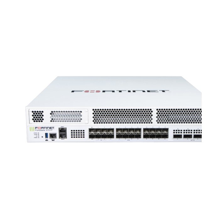 Fortinet FortiGate-3701F Firewall con FortiCare Premium y FortiGuard UTP Imagen del Fortinet FortiGate-3701F con FortiCare Premium y FortiGuard Unified Threat Protection (UTP) por 12 meses. Modelo FG-3701F-BDL-950-12.