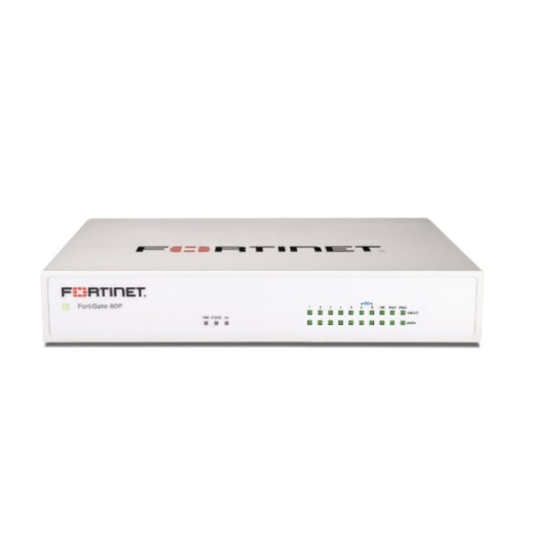 Fortinet FortiGate-60F Firewall con FortiCare Premium y FortiGuard Unified Threat Protection por 12 meses, SKU FG-60F-BDL-950-12
