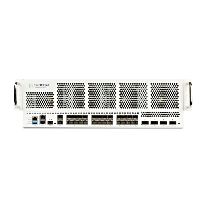 Fortinet FortiGate 6300F DC Firewall con Protección Empresarial Fortinet FortiGate-6300F-DC Hardware con FortiCare Premium y FortiGuard Enterprise Protection por 36 meses, SKU FG-6300F-DC-BDL-809-36