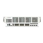 FortiGate-6301F 4x 40/100GE QSFP28 slots, 24x 1/10/25GE SFP28 slots, 2x 1GE RJ45 management ports, 2x 1/10GE SFP+ HA slots, 1x 1/10GE SFP+ MGMT slot, 2x 960 GB NVMe, and 3x AC power supplies