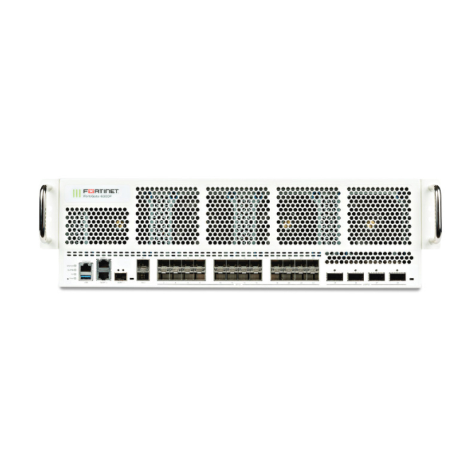 Fortinet FortiGate-6500F Firewall con FortiCare Premium y Protección FortiGuard Imagen del Firewall Fortinet FortiGate-6500F con soporte FortiCare Premium y protección empresarial FortiGuard para 60 meses, SKU FG-6500F-BDL-809-60