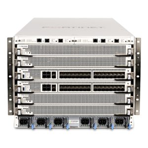 Imagen del Fortinet FortiGate-7060E-9-DC, un firewall con soporte FortiCare Premium y protección de amenazas unificadas de 36 meses, SKU FG-7060E-9-DC-BDL-950-36