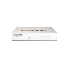 Fortinet FortiGate-70F firewall con 10 puertos GE RJ45, incluyendo 7 puertos internos, 2 puertos WAN y 1 puerto DMZ. SKU: FG-70F.