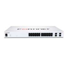 FortiSwitch-124F-POE, switch Layer 2 compatible con FortiGate con 24 puertos 1G RJ45 y 4 puertos 10G/1G SFP+/SFP, SKU FS-124F-POE