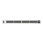FortiSwitch-148F-FPOE Layer 2 FortiGate switch controller compatible PoE+ switch with 48x 1G RJ45 with PoE+ and 4x 10G/1G SFP+/SFP ports and 1x RJ45 console port. Max 740W PoE output limit.