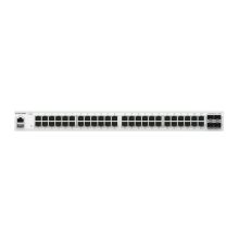 Fortinet FortiSwitch-148F network switch with 48x 1G RJ45 ports, 4x 10G/1G SFP+ ports, and 1x RJ45 console port, SKU FS-148F