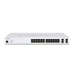 Fortinet FortiSwitch-224D-FPOE, con 24 puertos GE RJ45, 4 puertos GE SFP, límite de salida POE automático de hasta 370W, SKU FS-224D-FPOE