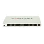 FortiSwitch-248E-FPOE Layer 2/3 FortiGate switch controller compatible PoE+ switch with 48 x GE RJ45 ports, 4 x GE SFP, with automatic Max 740W POE output limit