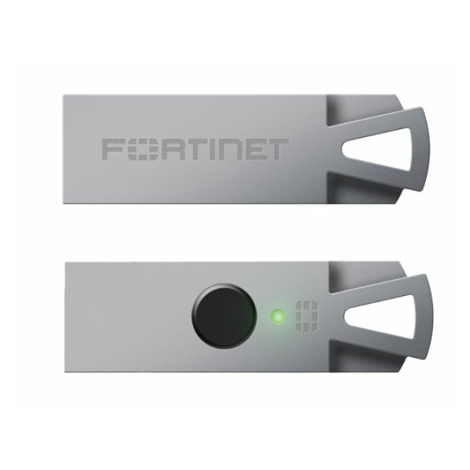 Fortinet FortiToken 410 - Autenticación de doble factor avanzada Vista del Fortinet FortiToken 410, dispositivo de seguridad para autenticación de doble factor, SKU FTK-410-100