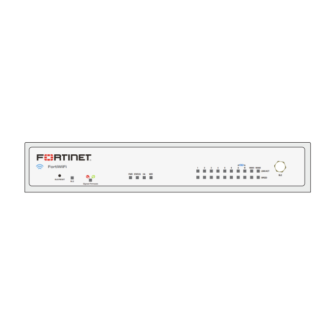Fortinet FortiWiFi-71G Firewall con soporte premium y protección empresarial 36 meses Fortinet FortiWiFi-71G Firewall con FortiCare Premium y FortiGuard Enterprise Protection por 36 meses, SKU FWF-71G-E-BDL-809-36