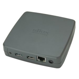 Servidor de impresión Silex DS-700 con conexión Ethernet, modelo E1598, ideal para impresoras y escáneres de alta velocidad