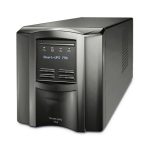 Sistema de alimentación ininterrumpida Fujitsu Smart-UPS de línea interactiva con capacidad de 0,75 kVA y 500 W con 6 salidas AC. SKU: FJT750I.