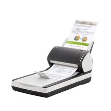 Escáner Ricoh fi-7240, plano y alimentador automático de documentos ADF, 600 x 600 DPI, A4, en colores negro y blanco. SKU: PA03670-B601