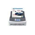 Escáner Ricoh ScanSnap iX1600 con alimentador automático de documentos, resolución de 600 x 600 DPI, tamaño A4, color blanco. SKU: PA03770-B401
