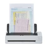 Uso del Ricoh fi-800R, un alimentador automático de documentos y escáner manual con resolución de 600 x 600 DPI para documentos A4, en colores negro y blanco, SKU PA03795-B001