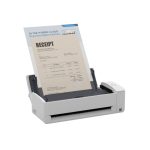 Escáner Ricoh ScanSnap iX1300 con alimentador automático de documentos, resolución de 600 x 600 DPI, tamaño A4, en color blanco. SKU: PA03805-B001.