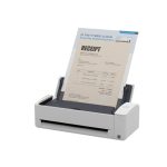 Escáner Ricoh ScanSnap iX1300 con alimentador automático de documentos, resolución de 600 x 600 DPI, tamaño A4, en color blanco. SKU: PA03805-B001.