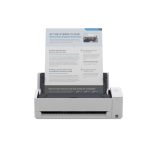 Escáner Ricoh ScanSnap iX1300 con alimentador automático de documentos, resolución de 600 x 600 DPI, tamaño A4, en color blanco. SKU: PA03805-B001.