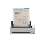 Escáner Ricoh ScanSnap iX1300 con alimentador automático de documentos, resolución de 600 x 600 DPI, tamaño A4, en color blanco. SKU: PA03805-B001.