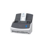 Imagen del escáner blanco Ricoh ScanSnap iX1400 con alimentador automático de documentos ADF, resolución de 600 x 600 dpi y tamaño A4. SKU: PA03820-B001