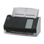 Escáner de documentos Ricoh fi-8040 con alimentador automático (ADF) y manual, resolución de 600 x 600 DPI, tamaño A4, en color negro y gris, SKU PA03836-B001