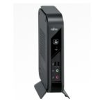 Interruptor KVM Negro modelo Fujitsu S26361-K1322-V1 con múltiples entradas y salidas