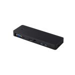 Base para portátil Fujitsu con replicador de puertos alámbrico USB 3.2 Gen 1 Type-C en color negro, SKU S26391-F1667-L100