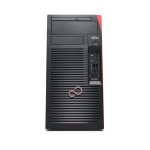 Puesto de trabajo Fujitsu CELSIUS W580 en formato Micro Torre, con procesador Intel Core i7-9700, 16 GB de memoria DDR4-SDRAM, SSD de 512 GB, y sistema operativo Windows 10 Pro en color negro y rojo - SKU VFY:W5800W273SPL
