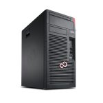 Fujitsu CELSIUS W580 Micro Torre Puesto de trabajo en negro y rojo, Intel Xeon E-2278G, 16 GB DDR4 RAM, 512 GB SSD, Windows 10 Pro. SKU VFY:W5800W284SPL