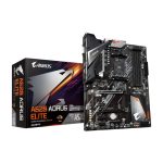 GIGABYTE Placa base A520 AORUS ELITE compatible con procesadores AMD Ryzen serie 5000, VRM digital puro de 5+3 fases, hasta 4733MHz DDR4 OC, PCIe 3.0 x4 M.2, LAN GbE, USB 3.2 Gen2, SKU A520 AORUS ELITE