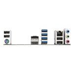 Imagen de la placa base Gigabyte A520M DS3H V2, compatible con CPUs AMD Ryzen serie 5000, hasta 4733 MHz DDR4, PCIe 3.0 x16, LAN GbE, USB 3.2 Gen 1. SKU: A520M DS3H V2