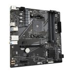 Placa base GIGABYTE modelo B550M K compatible con procesadores AMD Ryzen 5000, soporta hasta 4733 MHz DDR4, con 1xPCIe 4.0 y 1xPCIe 3.0 M.2, LAN 1GbE, USB 3.2 Gen 1. SKU: B550M K