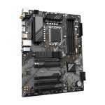 Imagen de la placa base GIGABYTE B760 DS3H AX compatible con Intel Core de 14ª generación, VRM digital de 8+2+1 fases, hasta 7600MHz DDR5, Wi-Fi 6E, SKU B760 DS3H AX