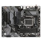 Imagen de la placa base GIGABYTE B760 DS3H AX compatible con Intel Core de 14ª generación, VRM digital de 8+2+1 fases, hasta 7600MHz DDR5, Wi-Fi 6E, SKU B760 DS3H AX