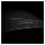 GIGABYTE Monitor de juegos curvo CO49DQ OLED con resolución 5120x1440, diseño 1800R, frecuencia de actualización de 144Hz, tiempo de respuesta de 0.03ms, tecnología KVM, FreeSync Premium Pro y puertos HDMI 2.1, modelo CO49DQ EK