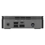 GIGABYTE GB-BRI7-10710 estación de trabajo barebone negra, procesador i7-10710U BGA 1528, velocidad de 1,1 GHz. SKU: GB-BRI7-10710