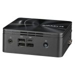 GIGABYTE barebone UCFF en color negro con procesador 4500U a 2,3 GHz. SKU: GB-BRR5H-4500