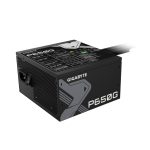 Fuente de alimentación GIGABYTE GP-P650G de 650 W con conector 20+4 pin ATX, color negro, SKU GP-P650G
