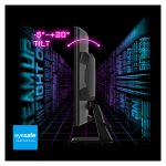 GIGABYTE GS27FC 27 pulgadas Monitor Curvo FHD con resolución 1920 x 1080, frecuencia de 180Hz, tiempo de respuesta de 1 ms, brillo de 250 cd/m², tecnología FreeSync Premium y HDR Ready, puerto HDMI 2.0 y Displayport 1.4.