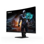 GIGABYTE GS27FC 27 pulgadas Monitor Curvo FHD con resolución 1920 x 1080, frecuencia de 180Hz, tiempo de respuesta de 1 ms, brillo de 250 cd/m², tecnología FreeSync Premium y HDR Ready, puerto HDMI 2.0 y Displayport 1.4.