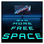 Gigabyte M32U 31.5 pulgadas Monitor de Juego 4K UHD con resolución 3840 x 2160, tasa de refresco 144Hz, tiempo de respuesta 1ms, brillo 350 cd/m², FreeSync Premium Pro, Display HDR400, HDMI 2.1 y Displayport 1.4. SKU: M32UAE EK