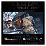 Gigabyte M32U 31.5 pulgadas Monitor de Juego 4K UHD con resolución 3840 x 2160, tasa de refresco 144Hz, tiempo de respuesta 1ms, brillo 350 cd/m², FreeSync Premium Pro, Display HDR400, HDMI 2.1 y Displayport 1.4. SKU: M32UAE EK